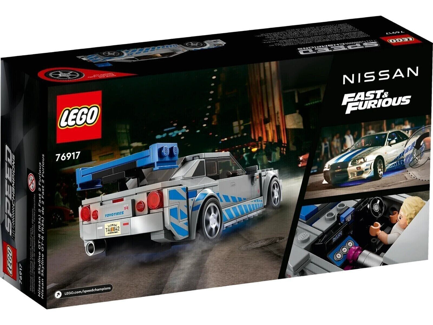 LEGO 76917  - Nissan Skyline GT-R (R34) - Speed Champions Brand New