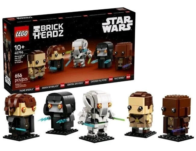LEGO BrickHeadz 40796 Star Wars Revenge of the Sith Heroes & Villains BNISB.