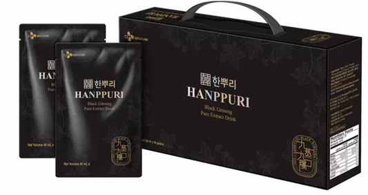 [CLEARANCE] Black Ginseng CJ Hanppuri Black Ginseng Pure Extract Drink 40ml x 18