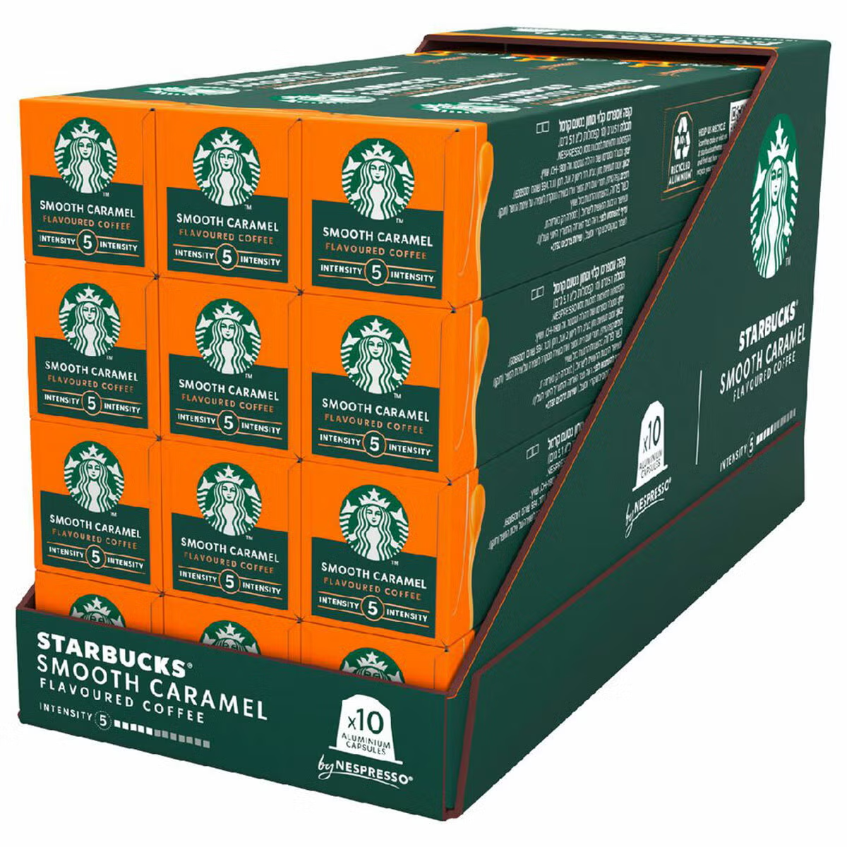 [CLEARANCE] Starbucks Smooth Caramel Roasted Ground Coffee – 120 Capsules Pack