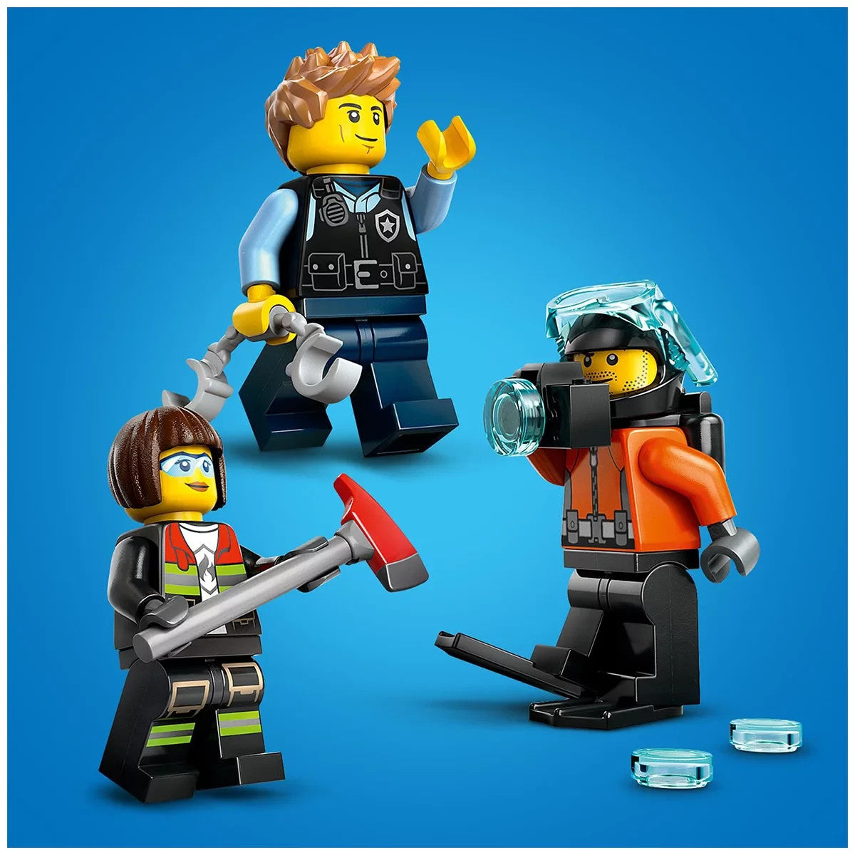 LEGO City 60462 - Helicopter, Fire Truck & Submarine Remix