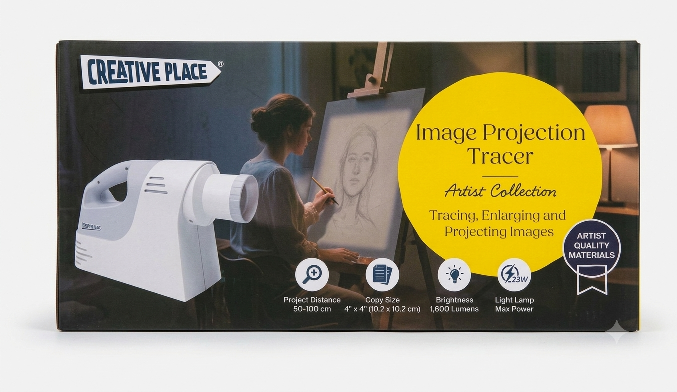 Creative Place Art Image Projection Tracer Painting EZ Enlarge Tracing Projector