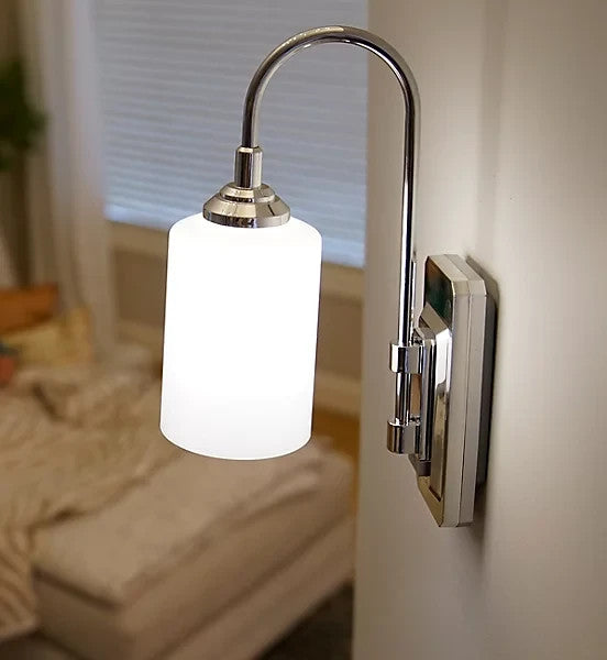 Smart Sconce Chrome Wireless Wall Light*Swivels 180 degrees AS SEEN ON TV