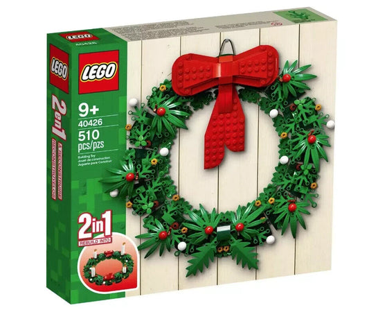 LEGO 40426 Iconic Christmas 2-in-1 Wreath with Big Red Bow New Free shipping