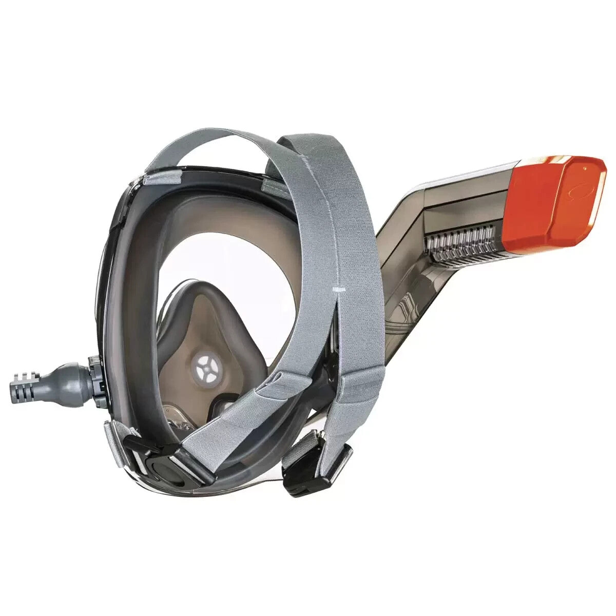 Oceanic FLOWTECH Full Face Snorkel Mask 180° View Anti-Fog Adult w/ Go Pro Mount