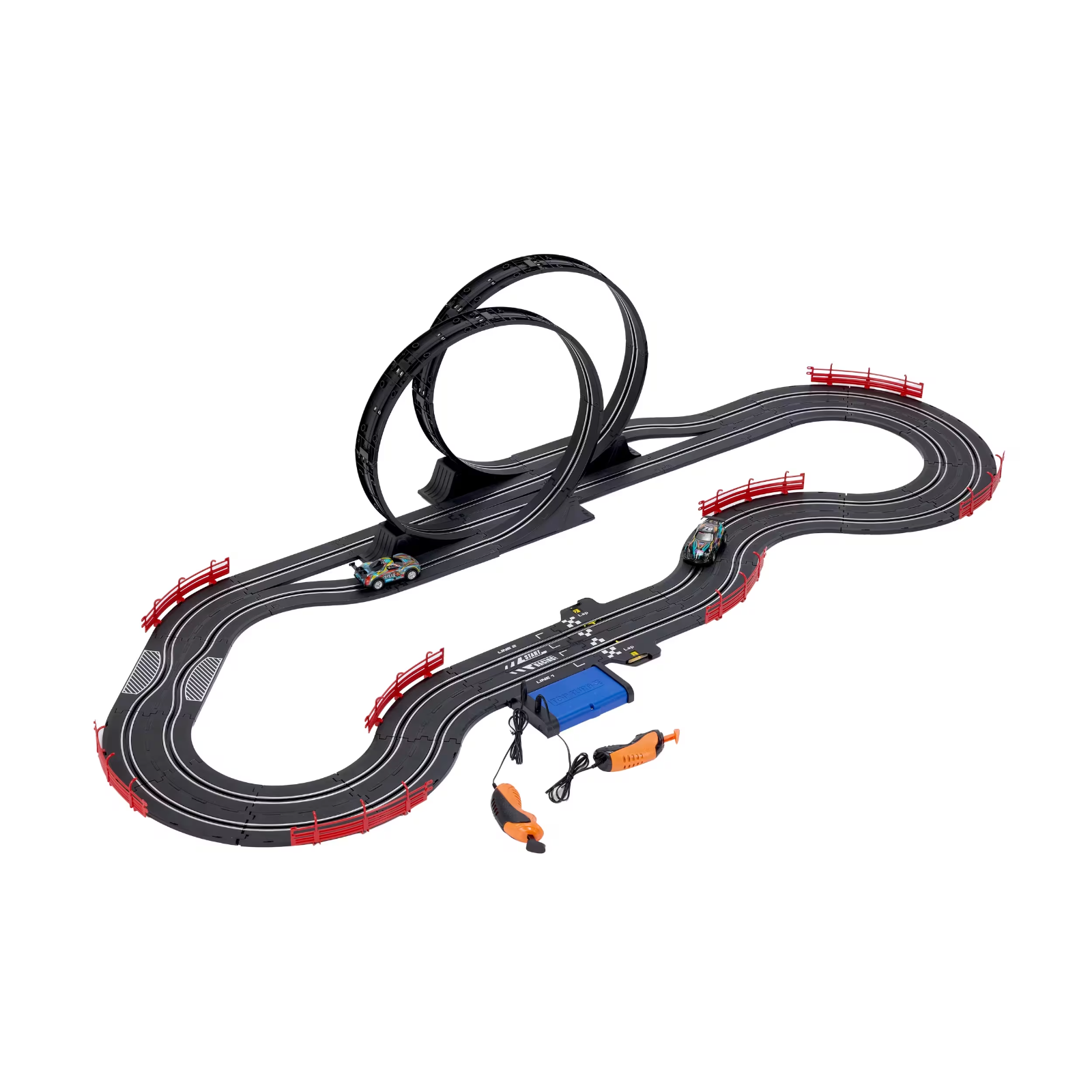 Super Loop Slot Car Set Incl Track Loop 2 x Mode cars 2 x speed controller- Gift