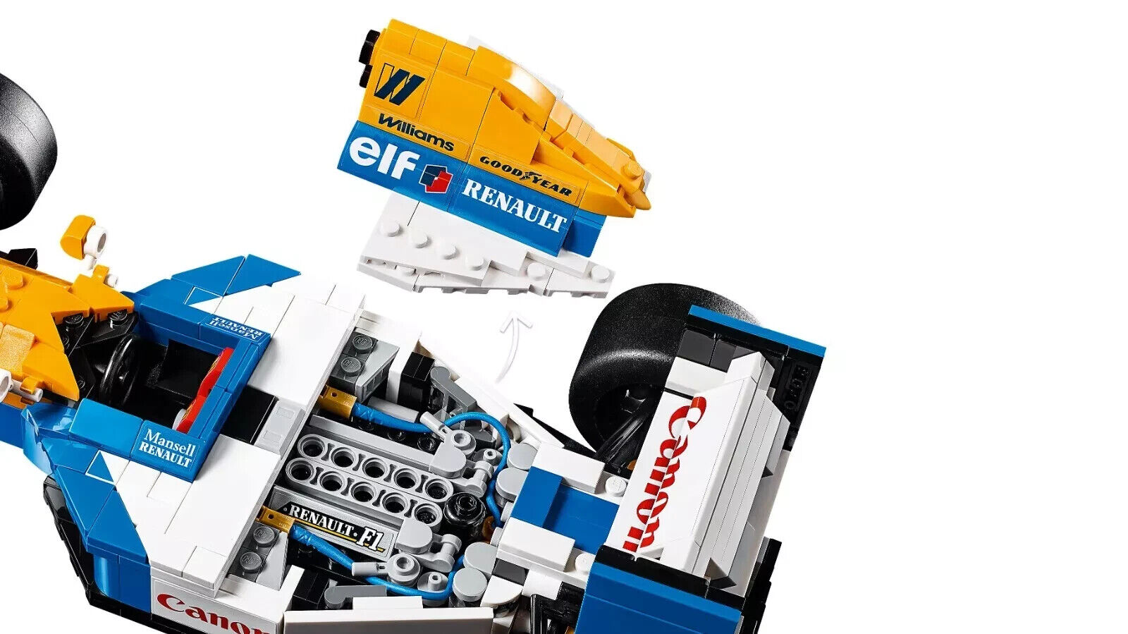 LEGO® Icons 10353 Williams Racing FW14B & Nigel Mansell