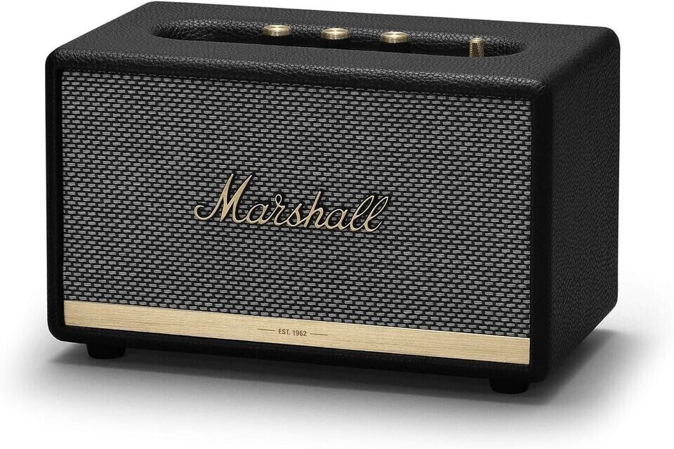 Marshall Acton II Bluetooth Wireless Speaker (Black) - Model Number 1001900