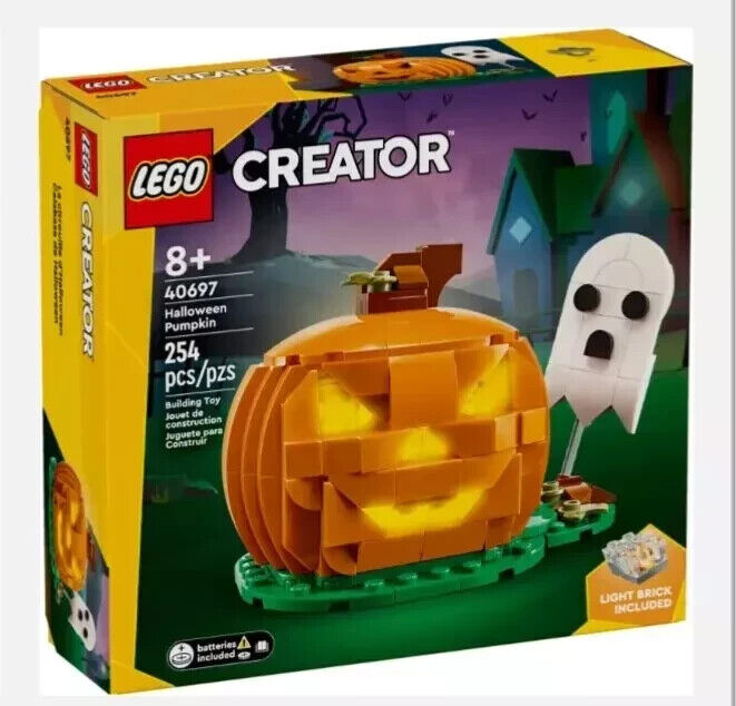 LEGO Creator 40697 Halloween Pumpkin Brand New Sealed Box Light Brick Included
