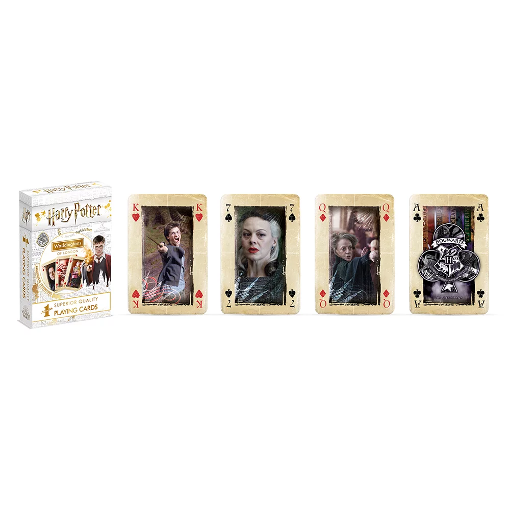 Superior Quality World of Harry Potter Playing Cards Poker Waddingtons of London