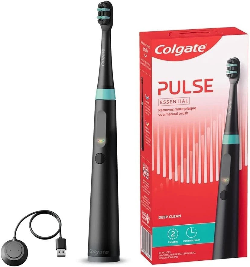 Colgate Pulse Essential Deep Clean USB Electric Toothbrush Black