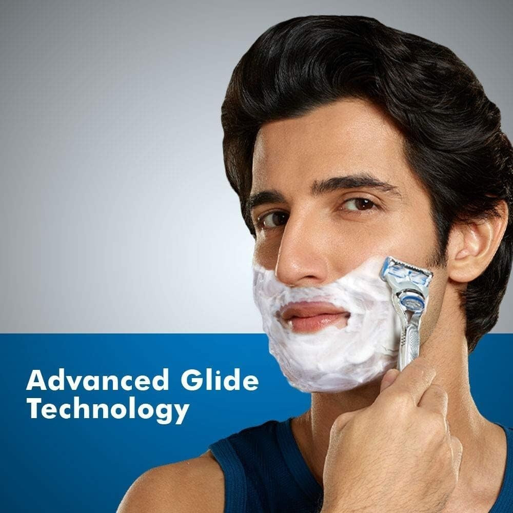 Gillette Fusion Hydra Sensitive Skin Shave Gel 3 x 195g Contains Glycerine