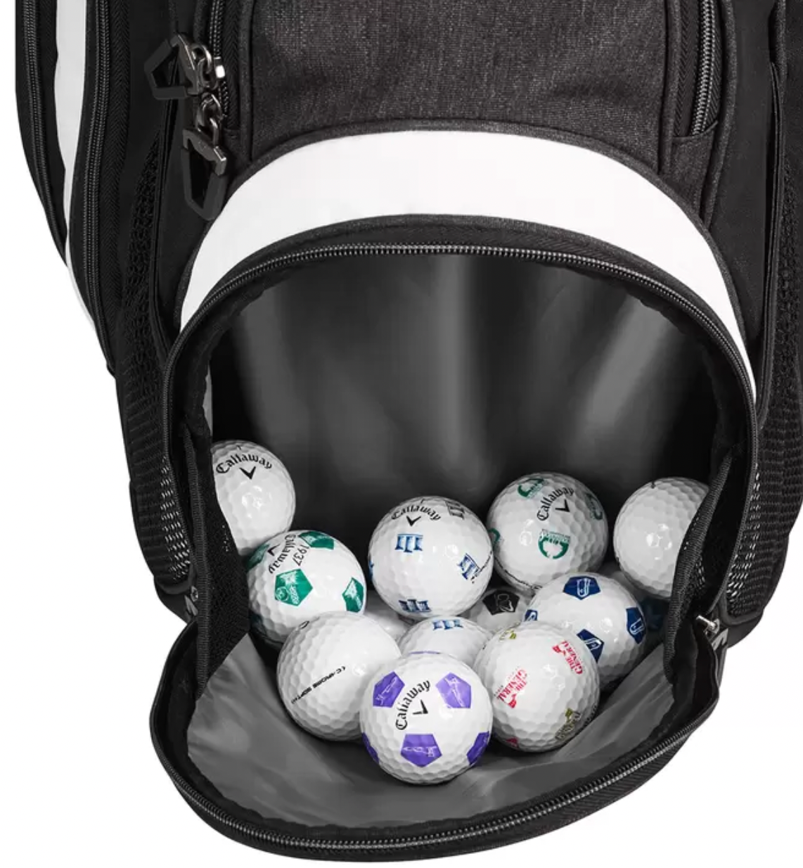 Callaway Premium Golf Cart Bag 14-Way Top with Easy-Lift Grab Handle -Black