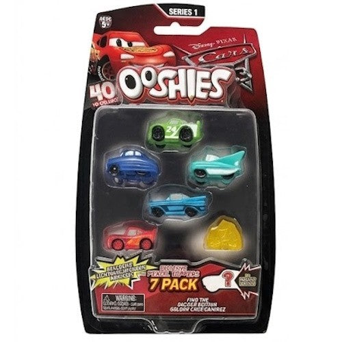 Exclusive Lightning McQueen Ooshie 7 Pack Disney Cars Hidden Surprise Ooshie