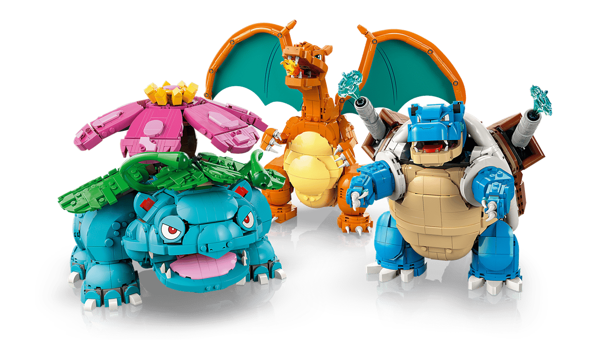 LEGO 72153 Pokemon Venusaur, Charizard and Blastoise Brand New Sealed