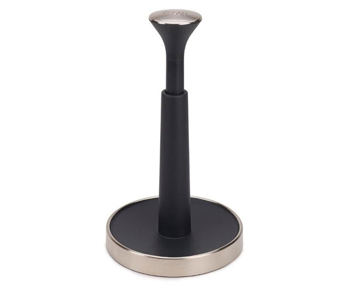 Joseph Joseph Tissue Paper Towel Roll Holder Stand Push & Tear Kitchen Steel