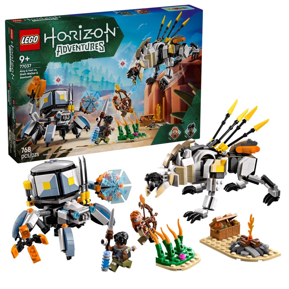 LEGO Horizon Adventures Aloy & Varl vs. Shell-Walker & Sawtooth 77037