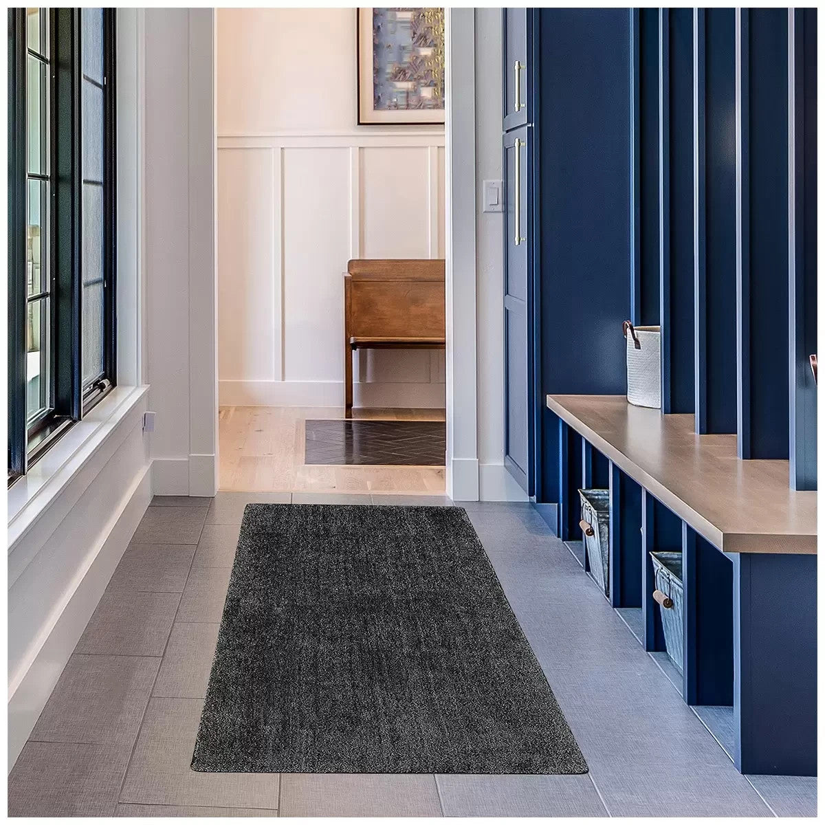 Eurow Trek N' Clean Microfibre Floor Runner Mat Easy Wash