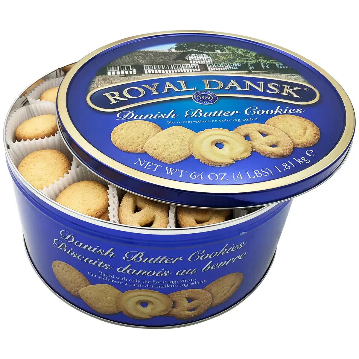 Royal Dansk 1.8kg Butter Cookies Sweet Biscuits by Kelsen Group Kjeldsens Damark