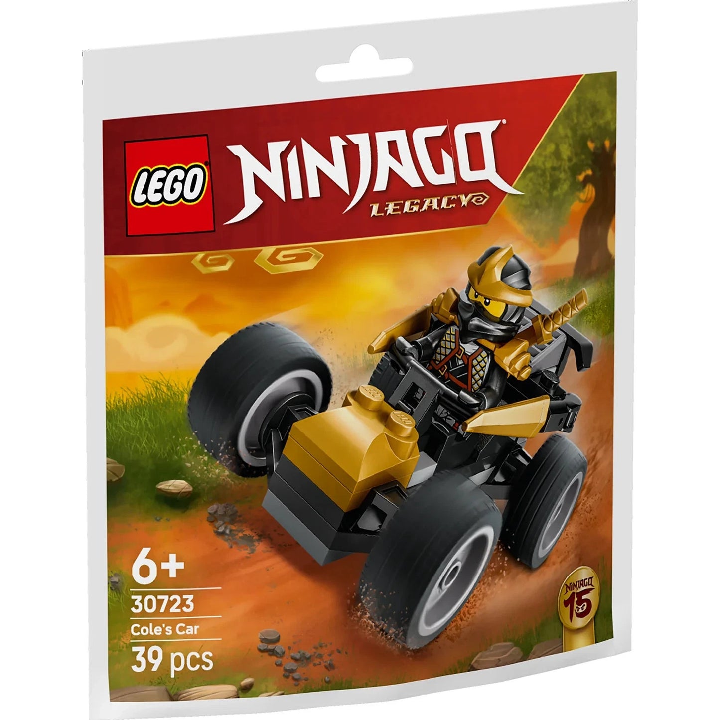 LEGO Ninjago Cole's Car Set 30723 Paper Bag PolyBag Legacy RARE EXCLUSIVE NEW