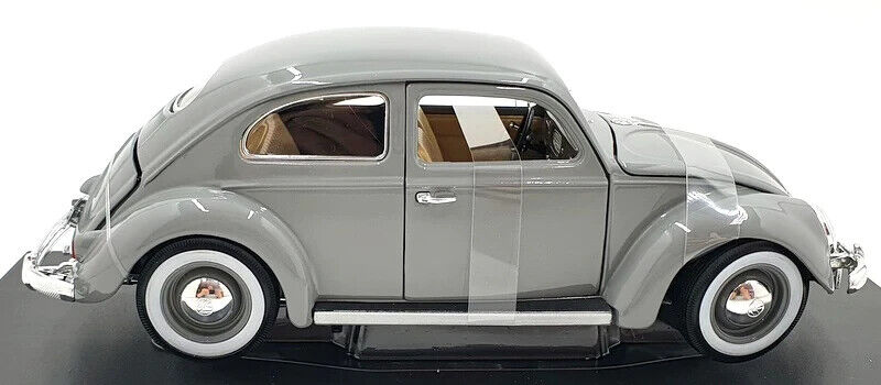 Maisto 1955 Volkswagen Kafer Beetle 1:18 Size Grey Diecast Special Edition 