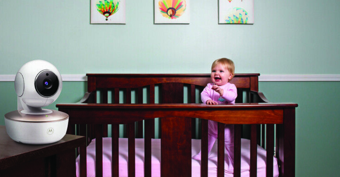 Motorola VM855 Connect 5 inch Portable Wi-Fi Video Baby Monitor with Crib Mount