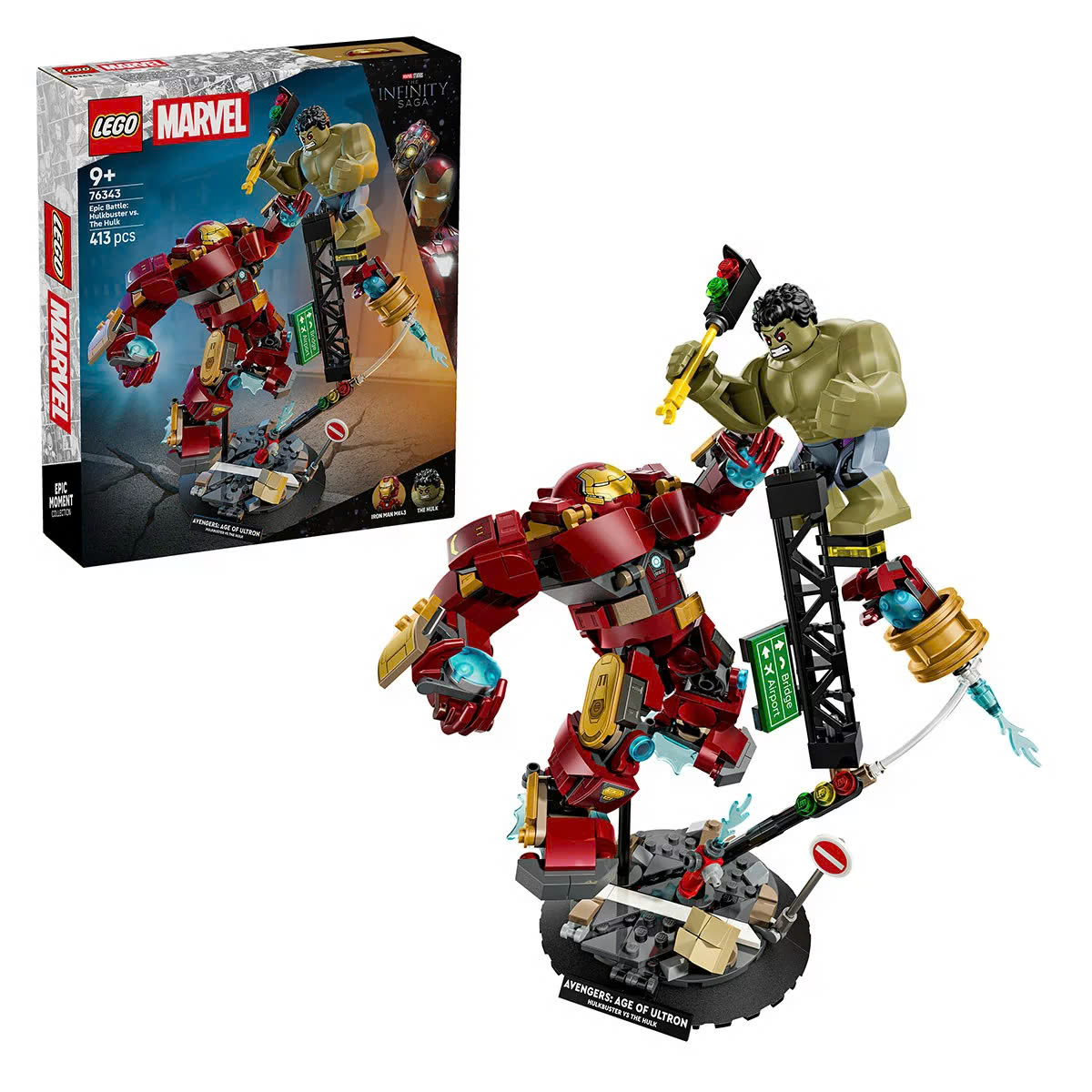 LEGO 76343 Epic Battle: Hulkbuster vs. The Hulk BRAND NEW & SEALED