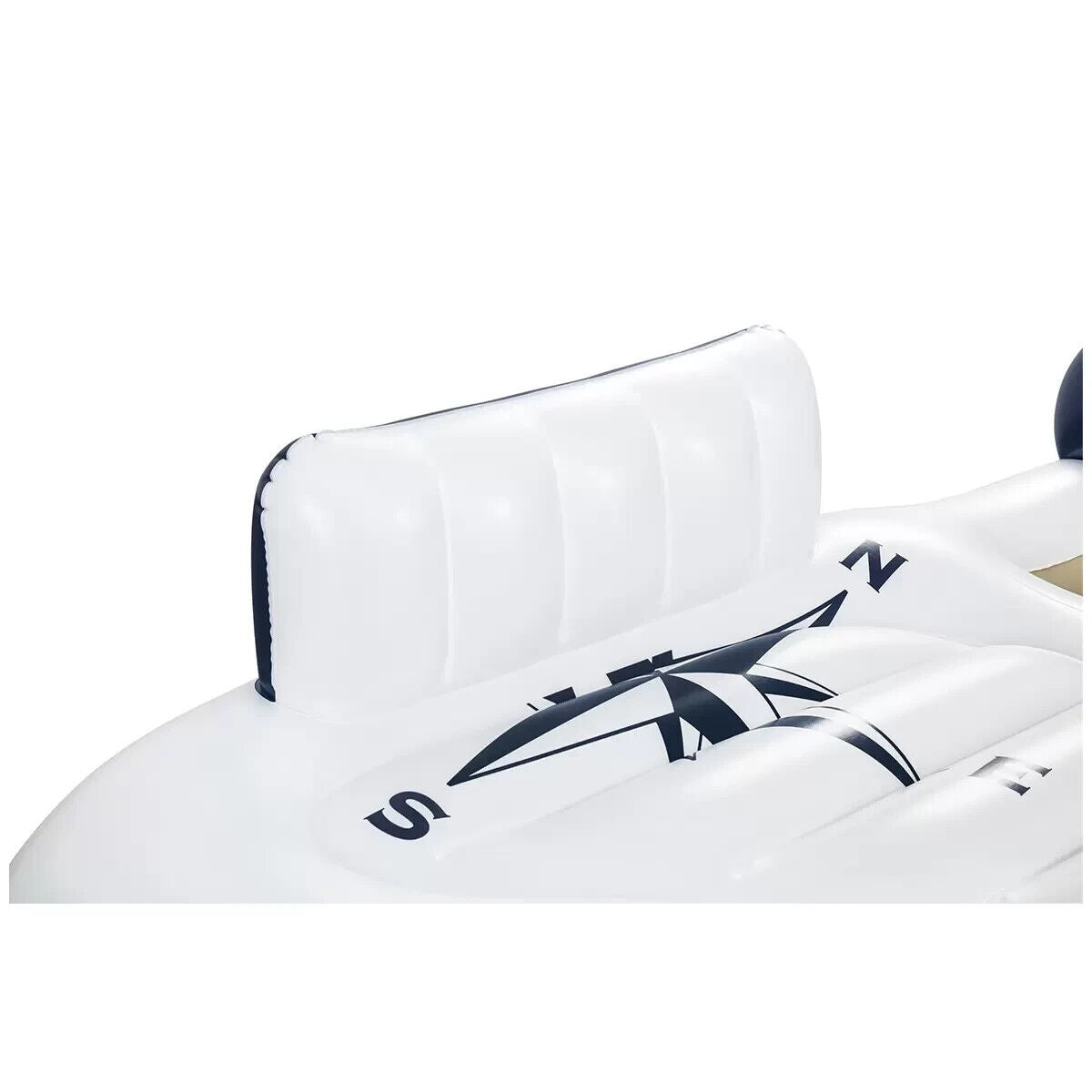 Tobin Sports 7 Person Seas The Day Giant Inflatable Party Lake Island 3.92x3.08m