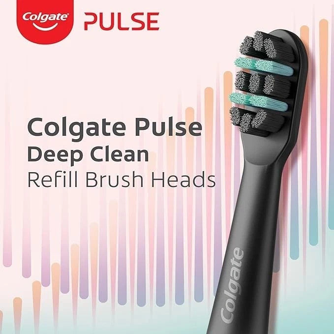Colgate Pulse Deep Clean Electric Toothbrush Brush Head Refills, 4 Pack