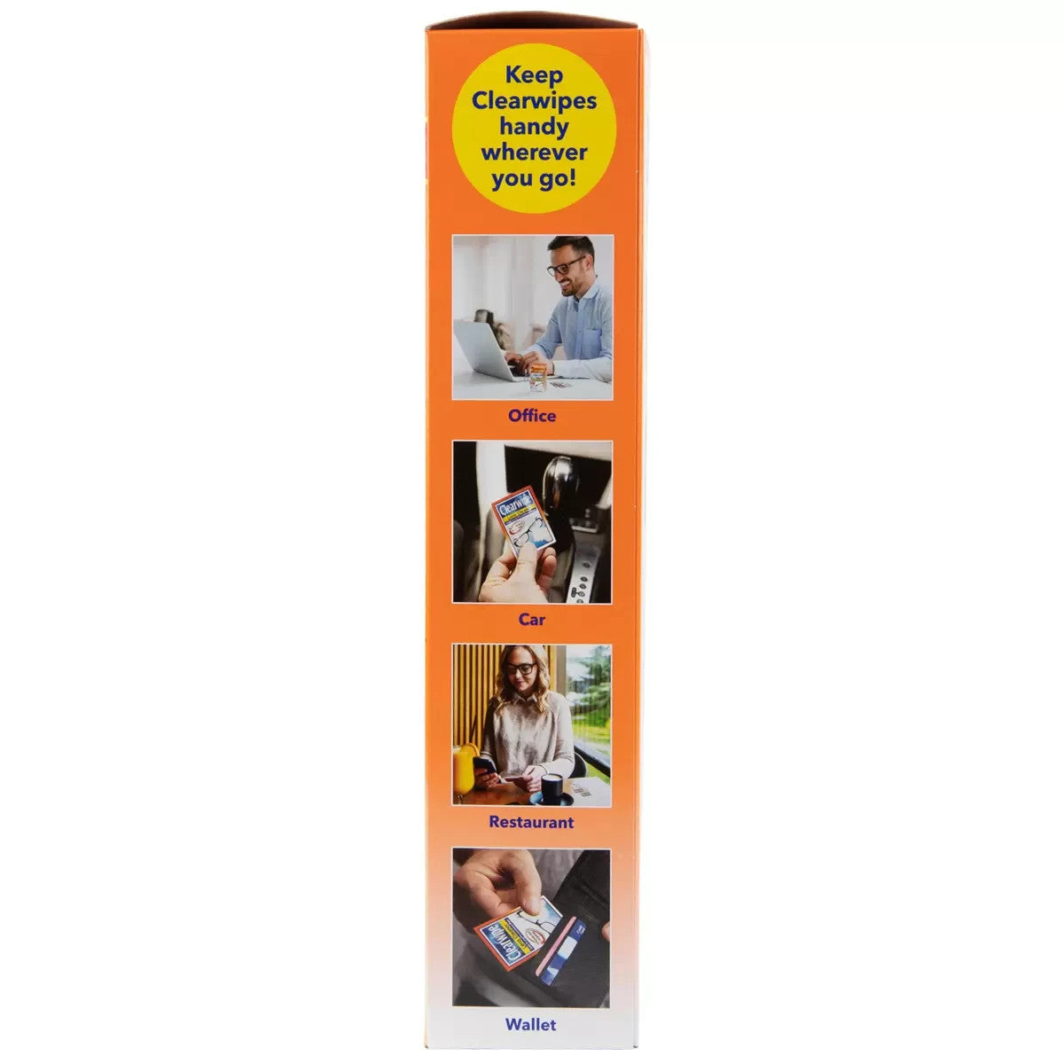 Clearwipe Lens Cleaner 160 Pack Quick Drying And Streaking Fee No Scratching