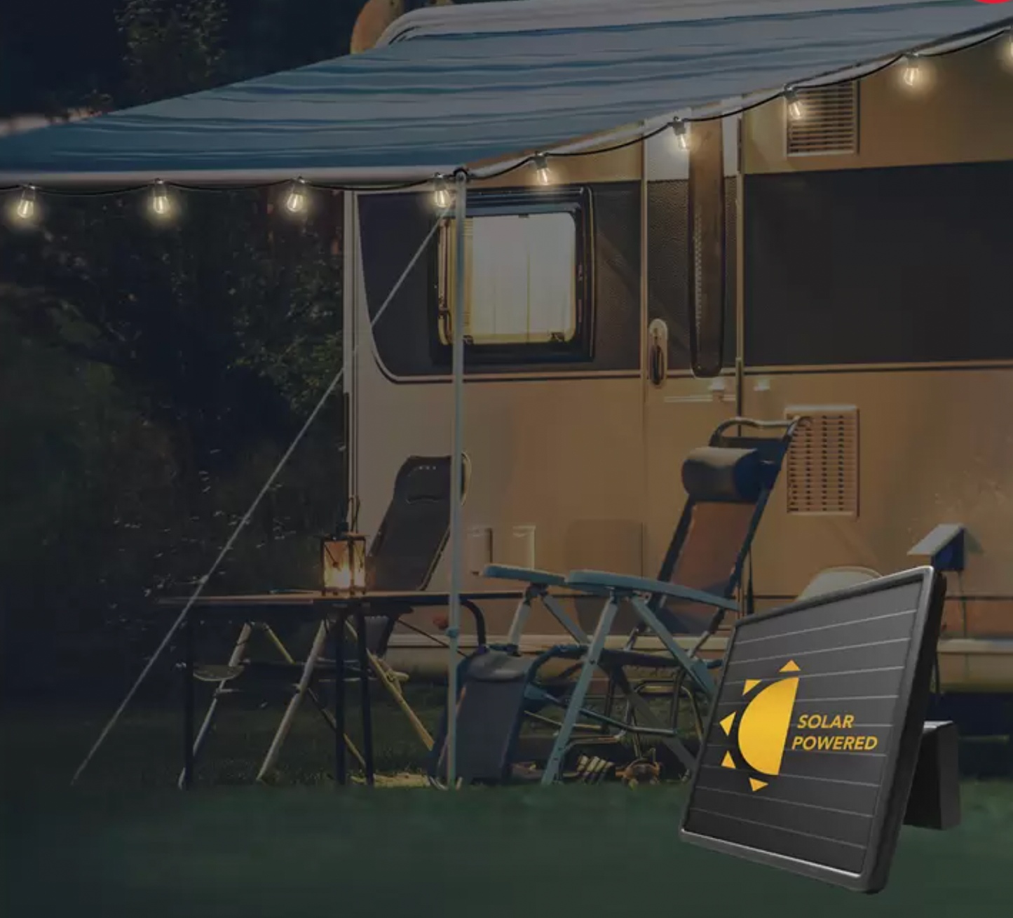 Sunforce 15 LED Solar String Lights with Remote Control 10.67M Brand New