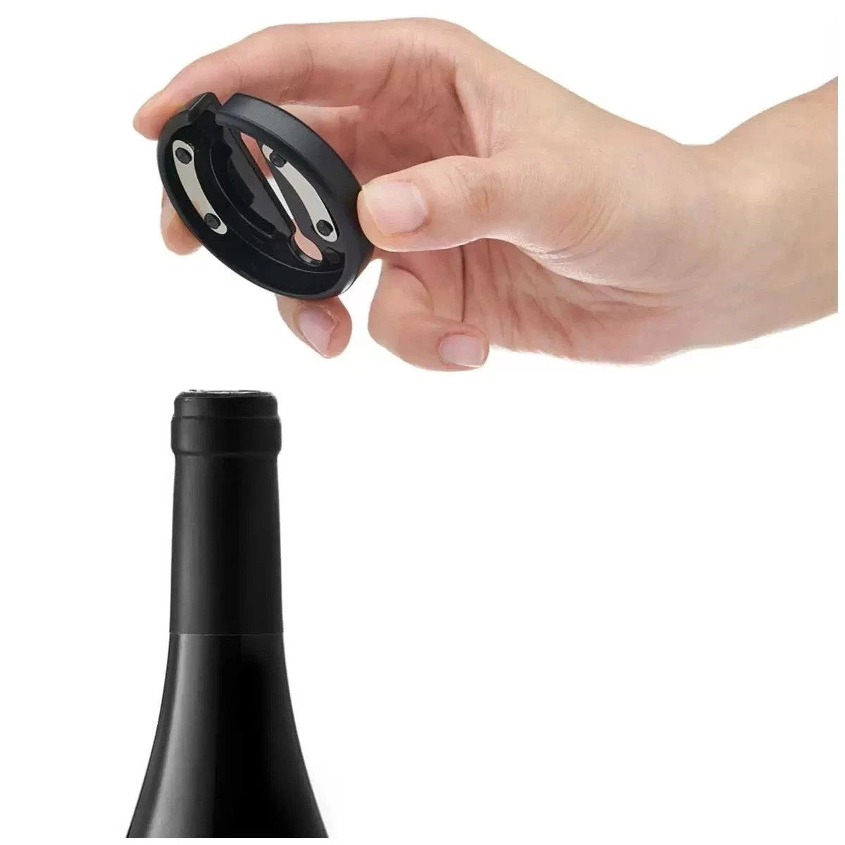 Rabbit 5 Piece Set Electric Corkscrew, Wine Aerator Foil Cutter, Bottle Stoper