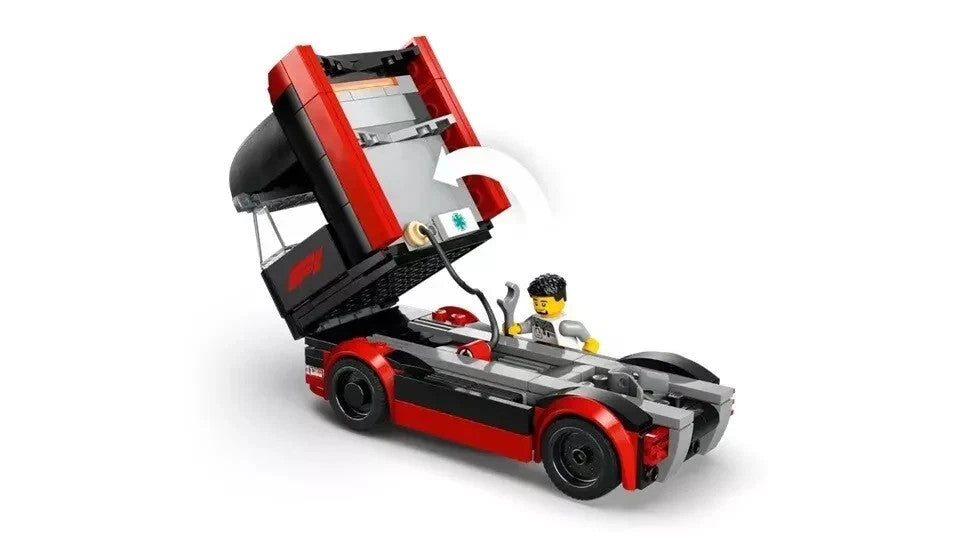 LEGO CITY: F1 Truck with RB20 & AMR24 F1 Cars [1086 PCS] [60445] [Sealed]