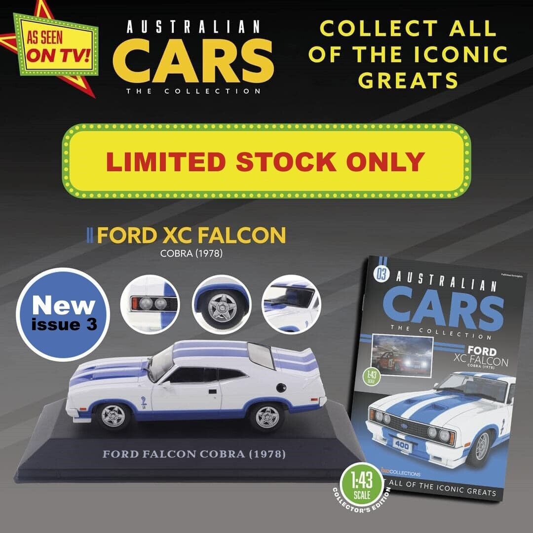 NEW 1/43 Ford XC Falcon Cobra 1978 Australian Cars The Collection Issue 3