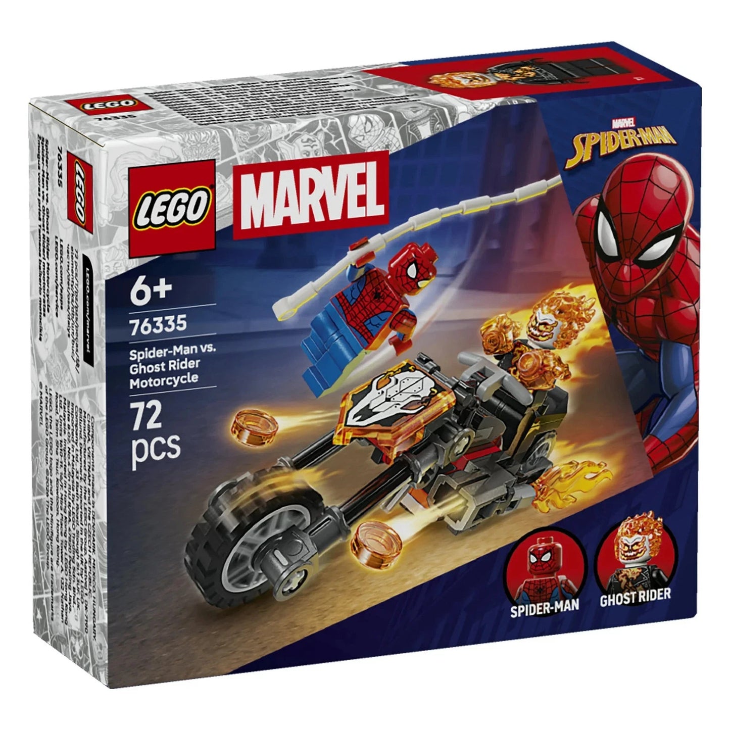LEGO Super Heroes Spider-Man vs. Ghost Rider Motorcycle (76335) Spiderman NEW