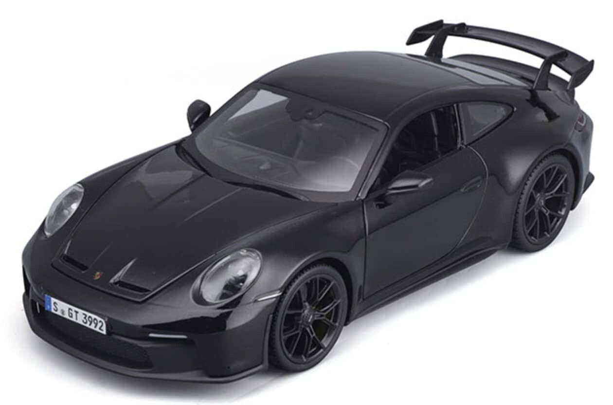 Maisto 1:18 2022 Porsche 911 GT3 Racing Diecast Model Car New in Box Black