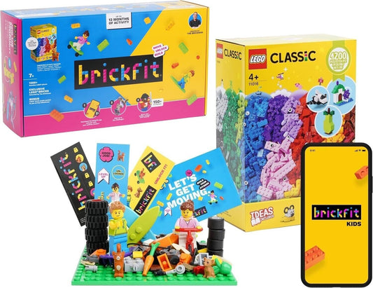 LEGO BRICKFIT BY BRICKMAN BYO Device Fitness Tracker Creative Activity Kids