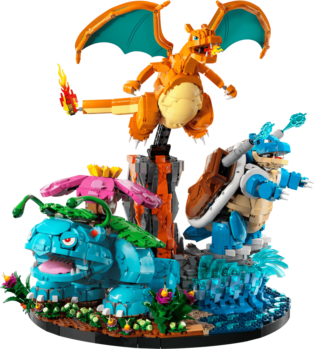LEGO 72153 Pokemon Venusaur, Charizard and Blastoise Brand New Sealed