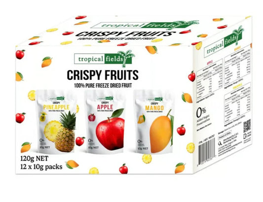 Crispy Pure Apple Mango Pineapple Freeze Dried Fresh Fruit Kid Lunch Snack 120g