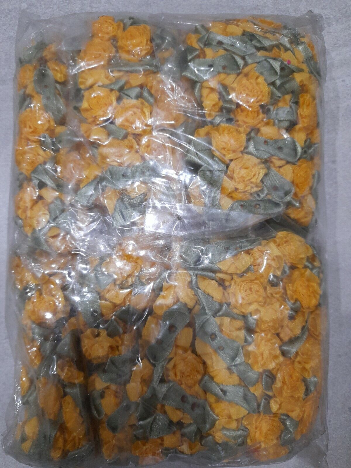 600pcs Handmade Ribbon Rosettes Fabric Flowers For Wedding,Clothes Embellishment