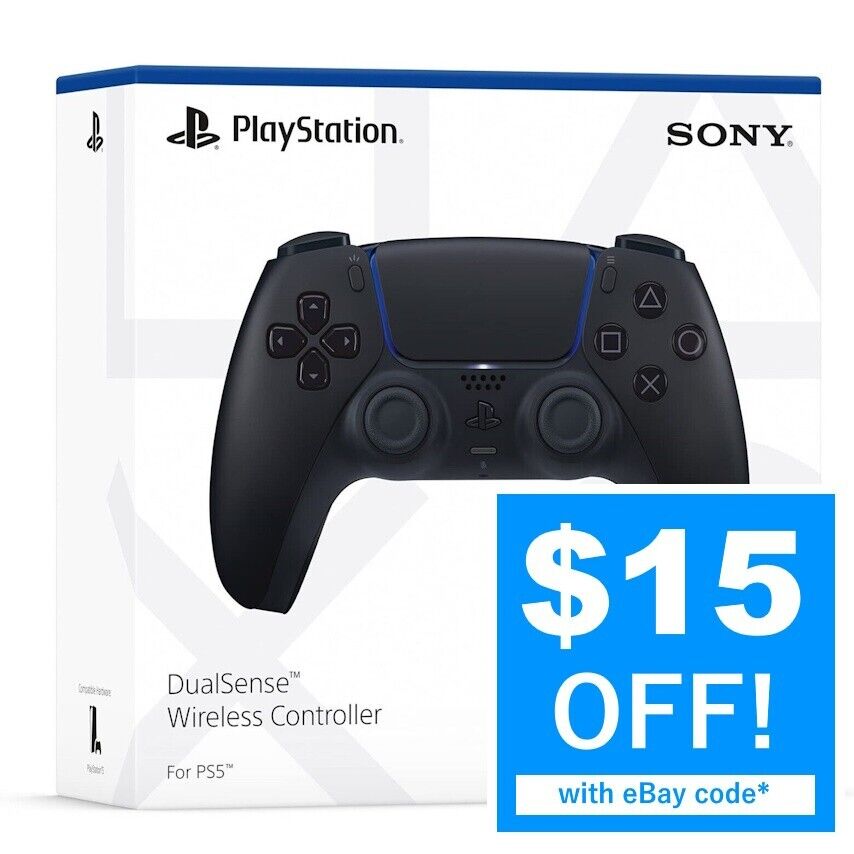 PlayStation 5 DualSense Wireless Controller Black PS5