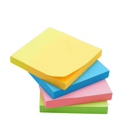 3M POST IT Notes Super Sticky 24 Pack Pads x 100 Sheets 2400 Sheets New Colours