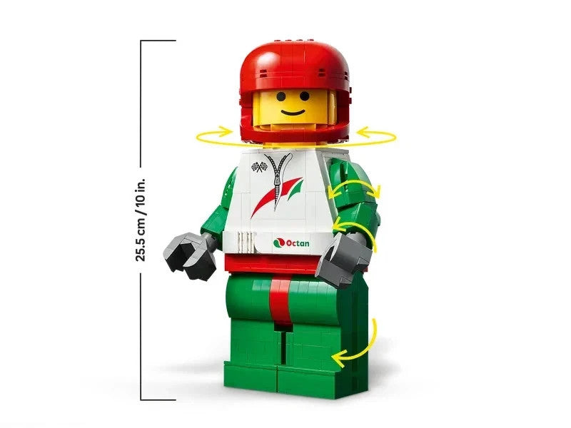 LEGO 40819 Up-Scaled Racing Driver Minifigure. Damaged Box