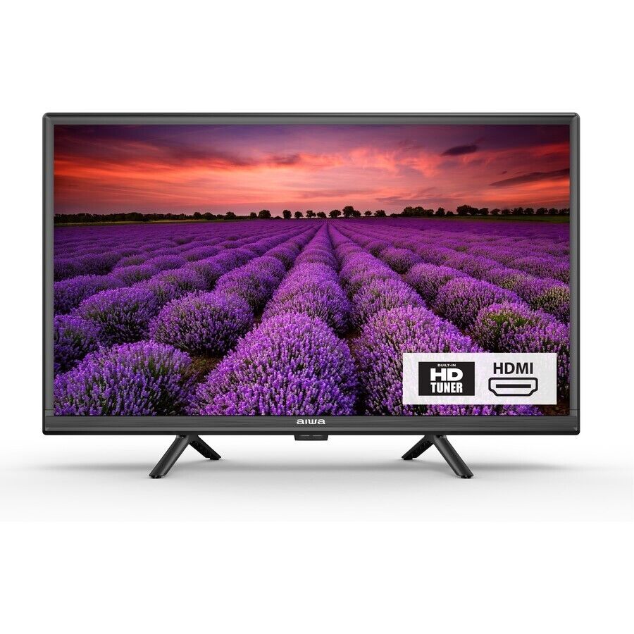 Aiwa 24" Smart LED HD TV with Mains or 12V Adaptor for Caravan Car Camper Google