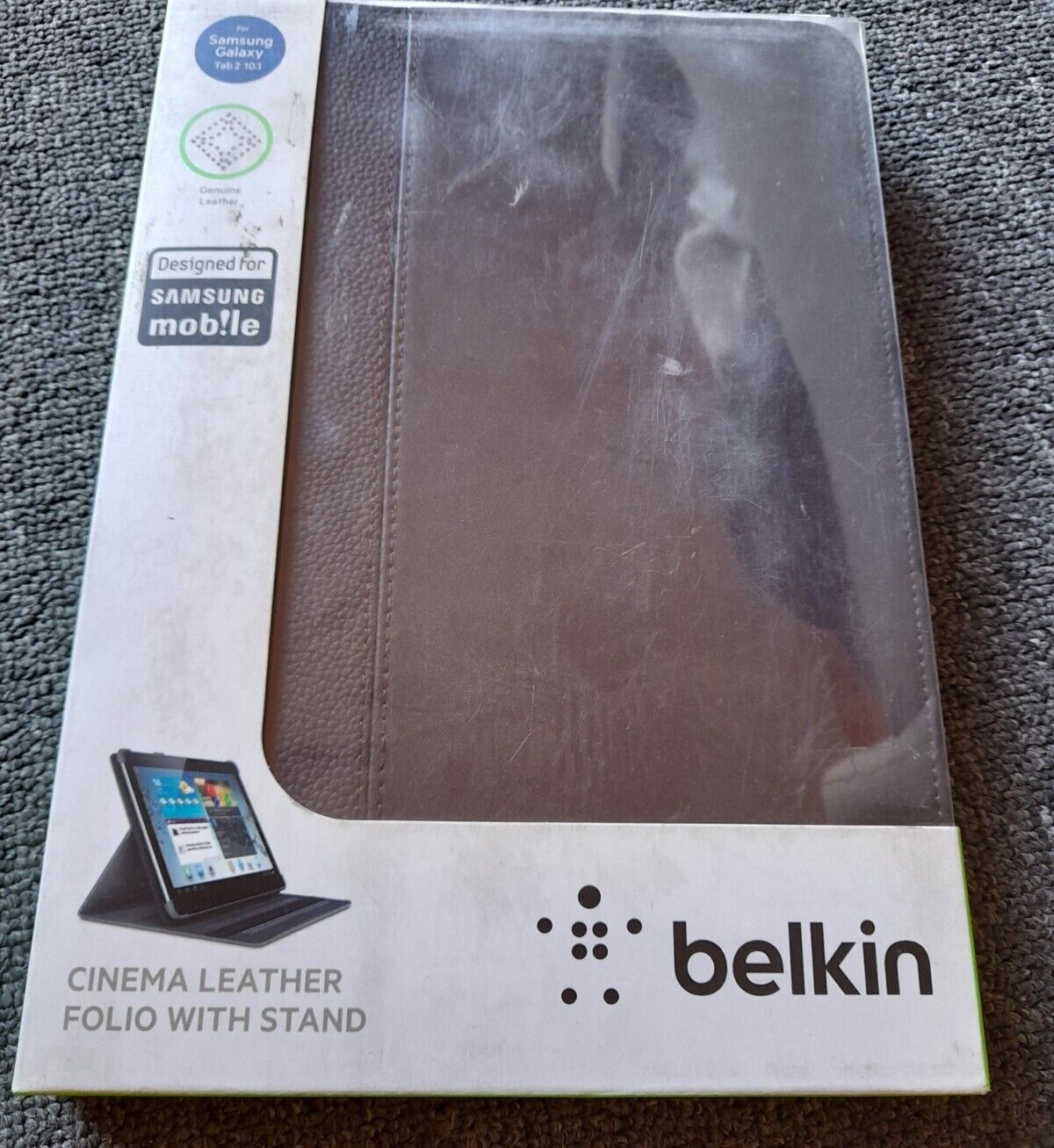 Belkin Cinema Leather Folio with Stand F8M393qeC02 Brand New