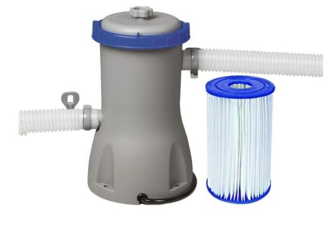 Bestway 12FT Swimming Pool Above Ground Filter Pump 3.66M Power Steel Frame