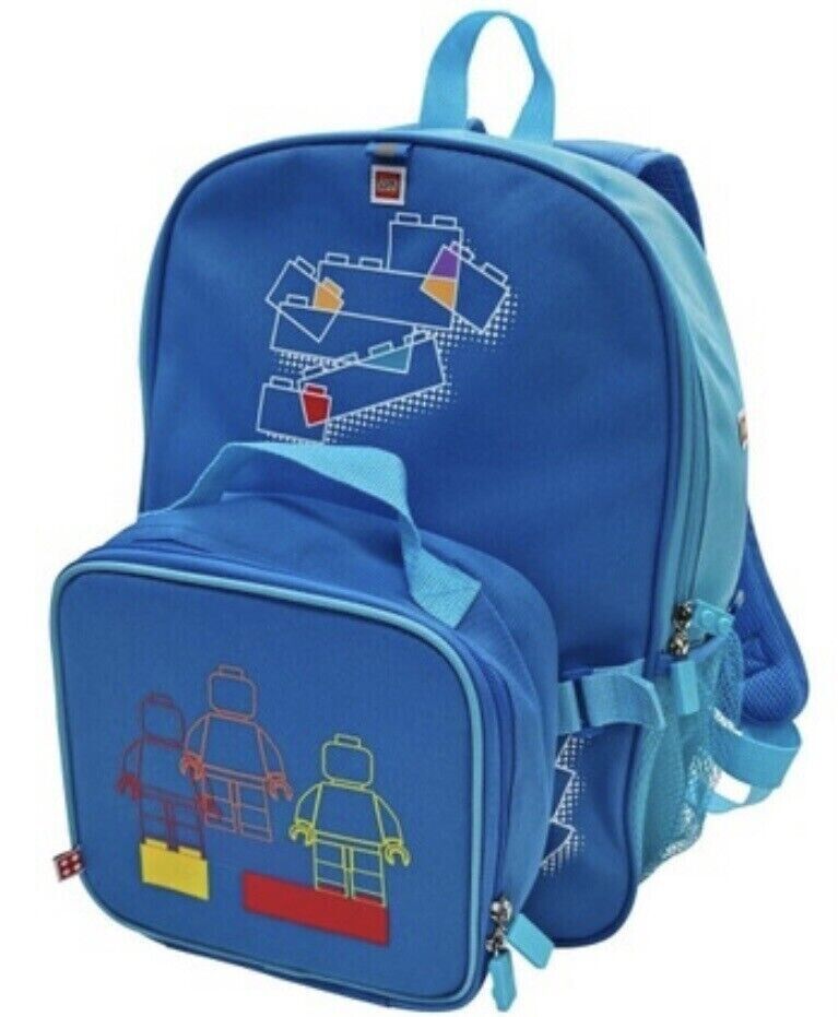 LEGO Official Backpack with Lunch Box Bag Genuine