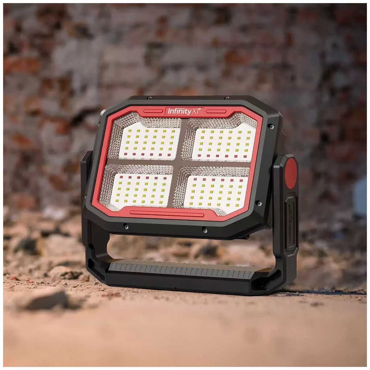 Infinity X1 Dual Powered Rechargeable Solar Work Light 3000 Lumen Magnetic USB