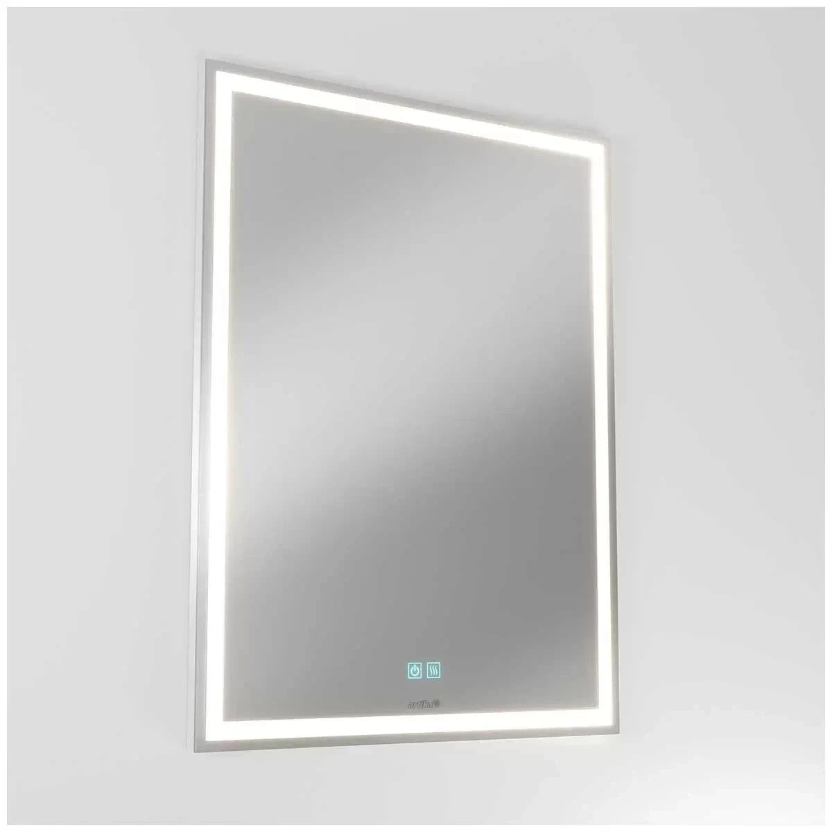 Artika Aurea Integrated LED Anti-fog Plug In Bathroom Wall Mirror 80X60CM