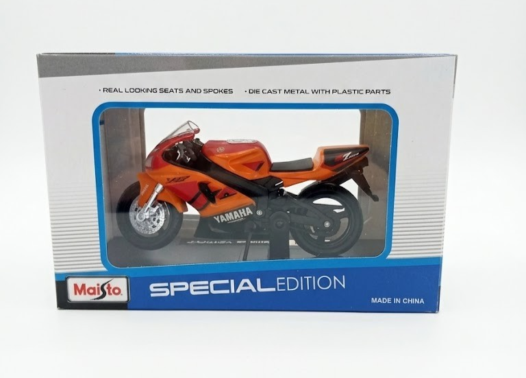 Maisto 1:18 – KTM 690 SMC R Motorbike (Orange) – Special Edition Model